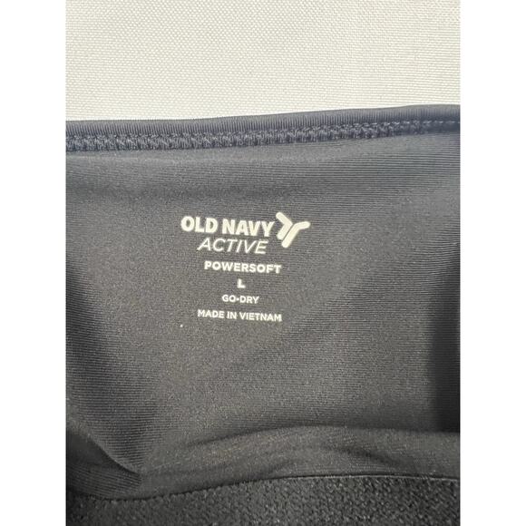 OLD NAVY Active Go-Dry PowerSoft Athletic Black Dress Build In Bodysuit Large - Picture 6 of 12